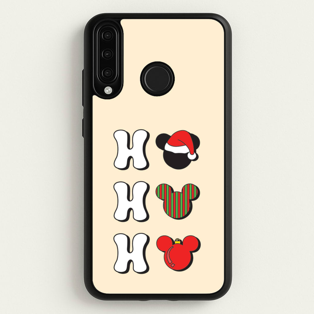 Ho Ho Ho Mickey - Disney Christmas Phone Case for Huawei P30 Lite
