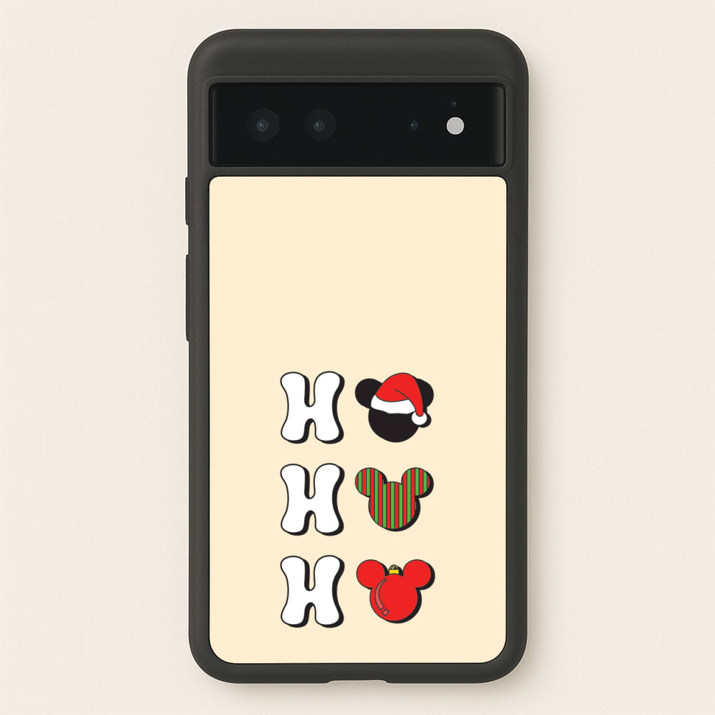 Ho Ho Ho Mickey - Disney Christmas Phone Case for Google Pixel 6