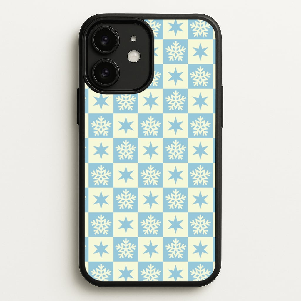 Snow And Star Pattern - Christmas Patterns Phone Case for iPhone 11