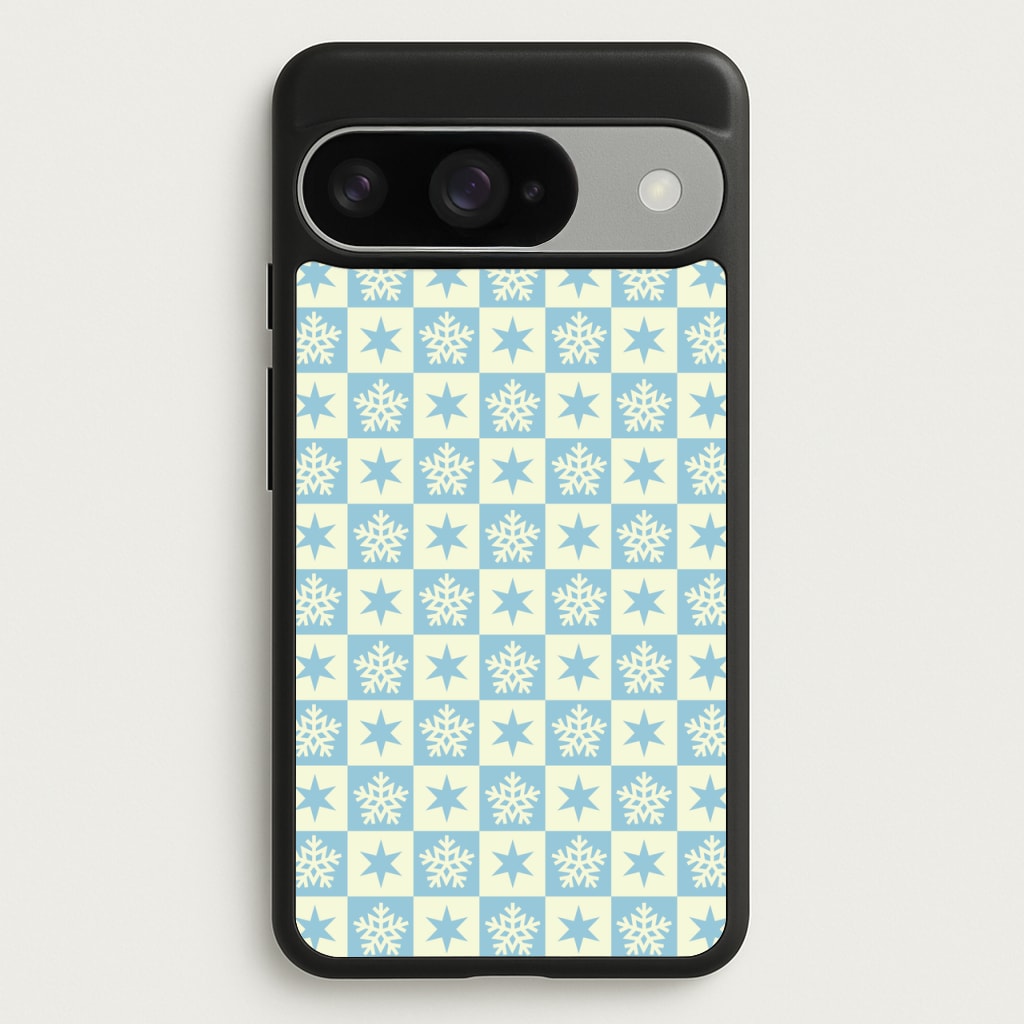 Snow And Star Pattern Phone Case for Google Pixel 10 / 10 Pro