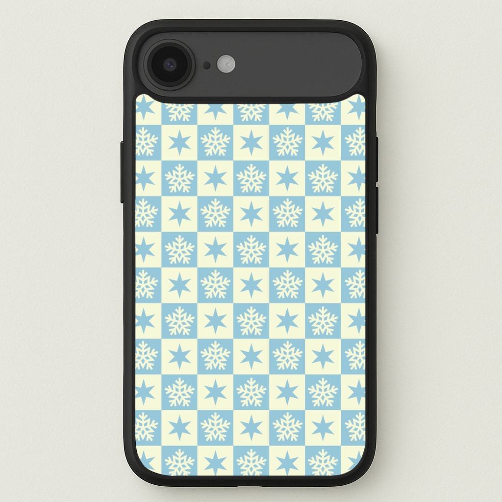 Snow And Star Pattern Phone Case for iPhone 17 Air