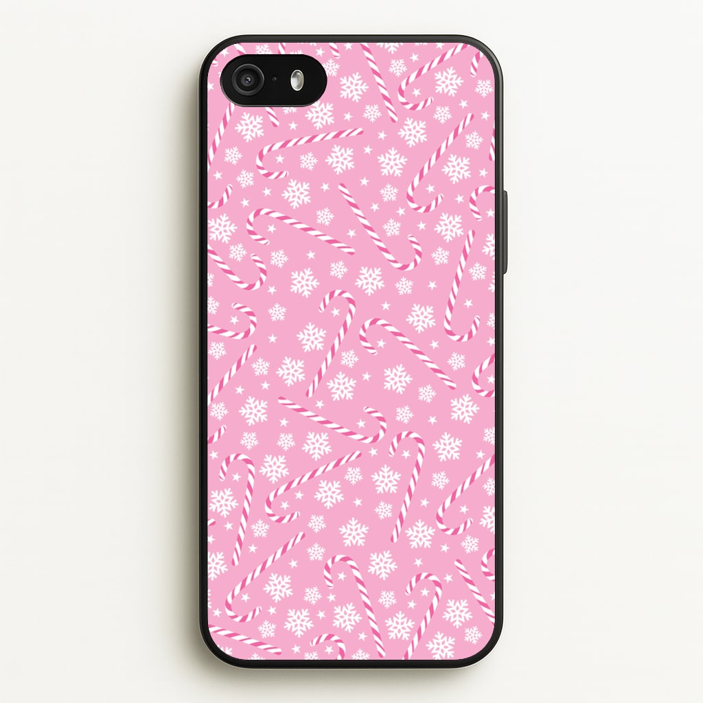 Candy Cane Pattern - Christmas Patterns Phone Case for iPhone 5 / 5s / SE 2016