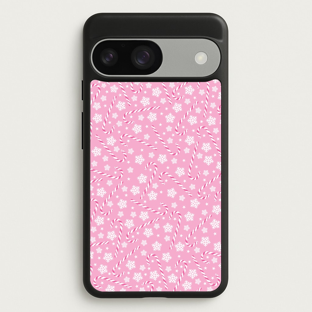 Candy Cane Pattern - Christmas Patterns Phone Case for Google Pixel 9 / 9 Pro