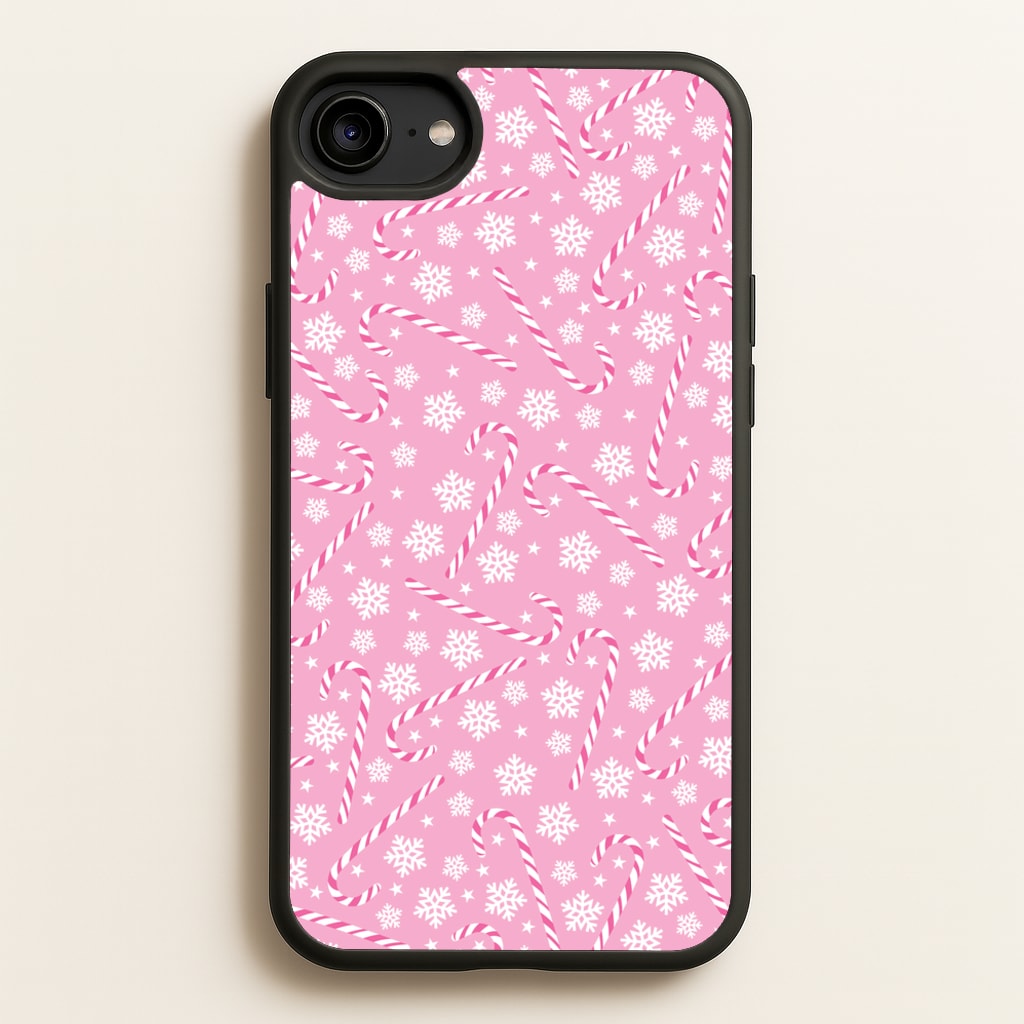Candy Cane Pattern - Christmas Patterns Phone Case for iPhone 6 / 7 / 8 / SE