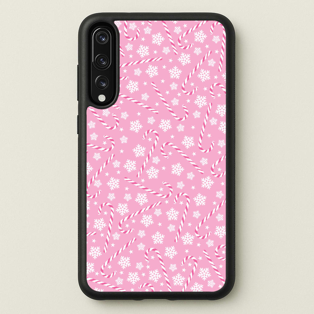 Candy Cane Pattern - Christmas Patterns Phone Case for Huawei P20 Pro
