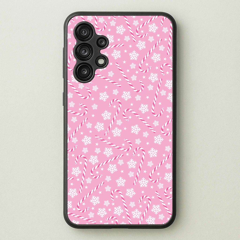 Candy Cane Pattern - Christmas Patterns Phone Case for Galaxy A13