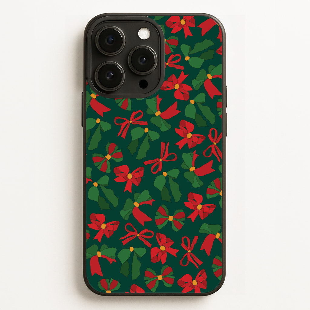 Green And Red Pattern - Christmas Patterns Phone Case for iPhone 16 Pro Max