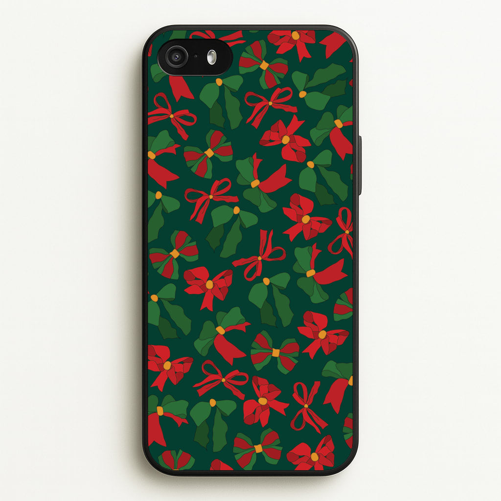 Green And Red Pattern - Christmas Patterns Phone Case for iPhone 5 / 5s / SE 2016