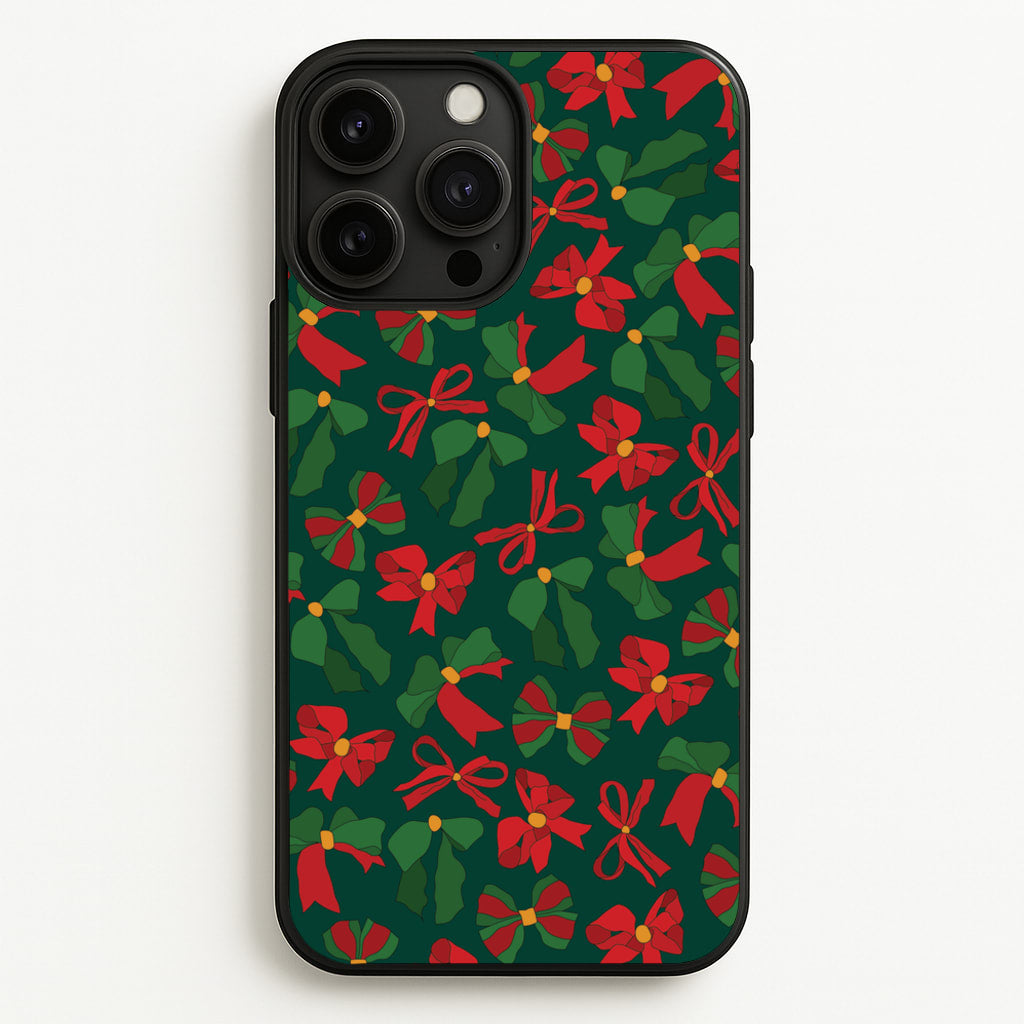 Green And Red Pattern - Christmas Patterns Phone Case for iPhone 13 Pro Max