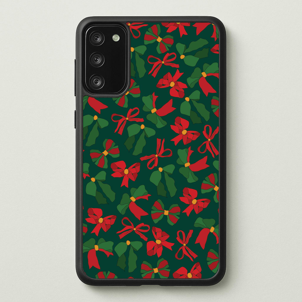 Green And Red Pattern - Christmas Patterns Phone Case for Galaxy A41