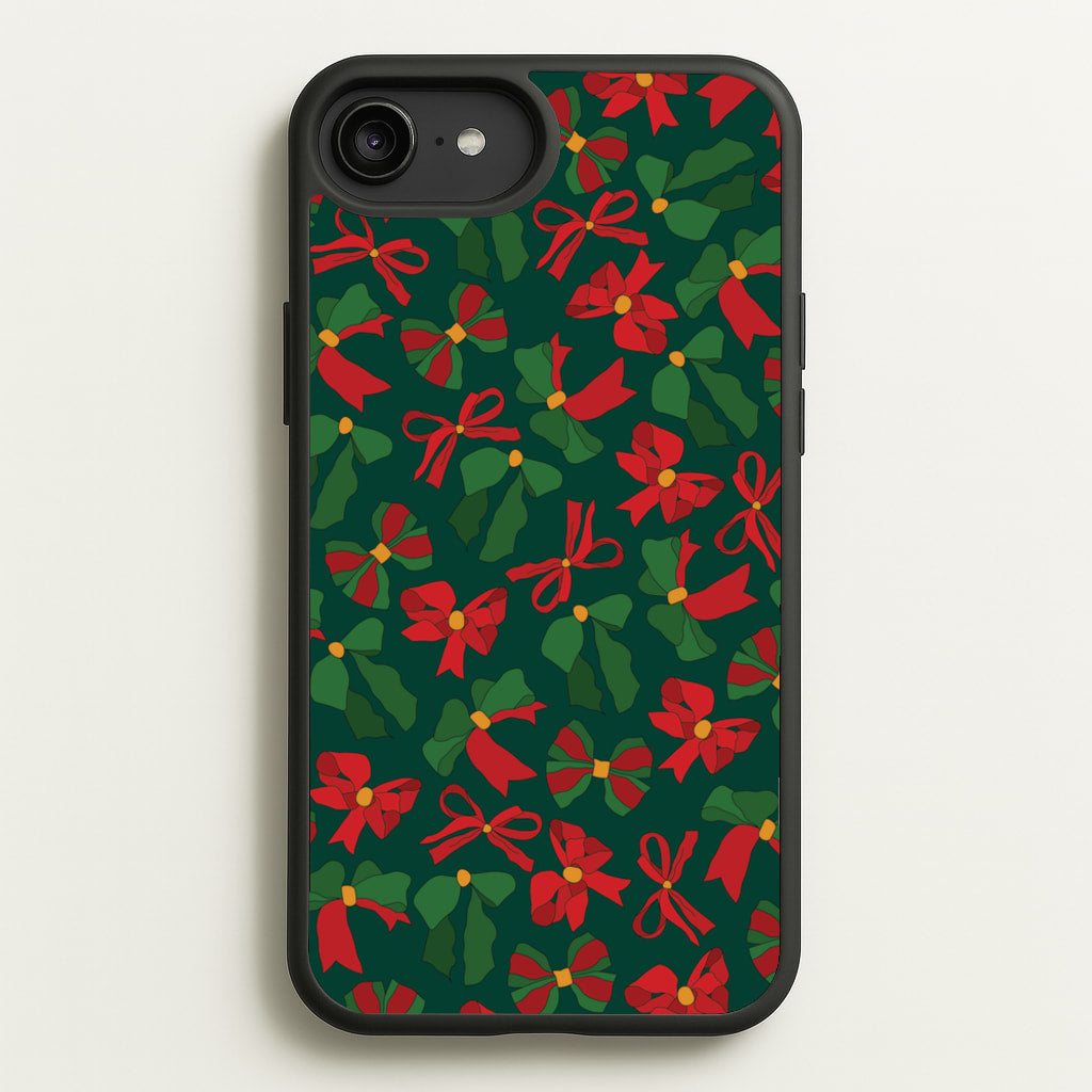 Green And Red Pattern - Christmas Patterns Phone Case for iPhone 6 Plus / 7 Plus / 8 Plus