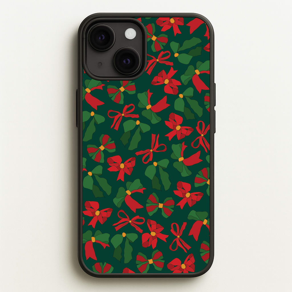 Green And Red Pattern - Christmas Patterns Phone Case for iPhone 13