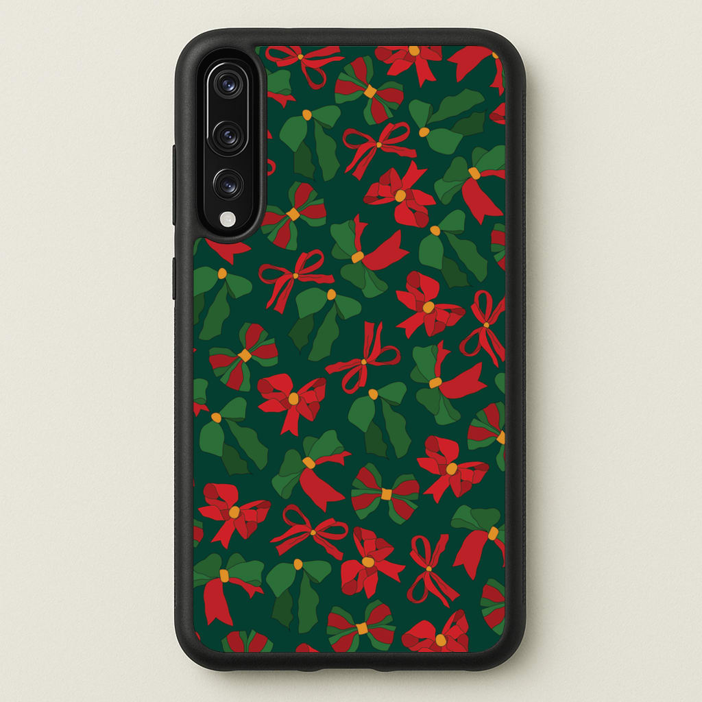 Green And Red Pattern - Christmas Patterns Phone Case for Huawei P20 Pro