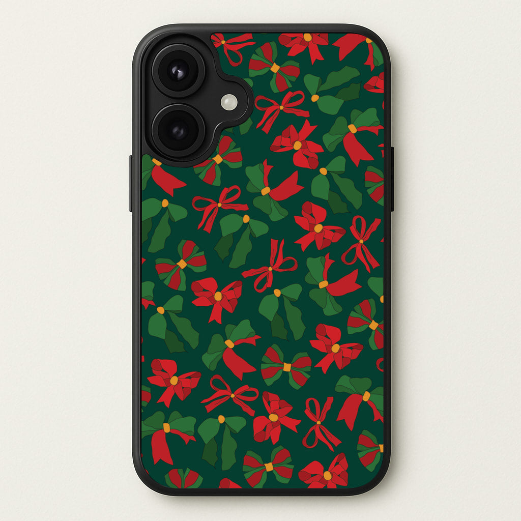 Green And Red Pattern Phone Case for iPhone 17