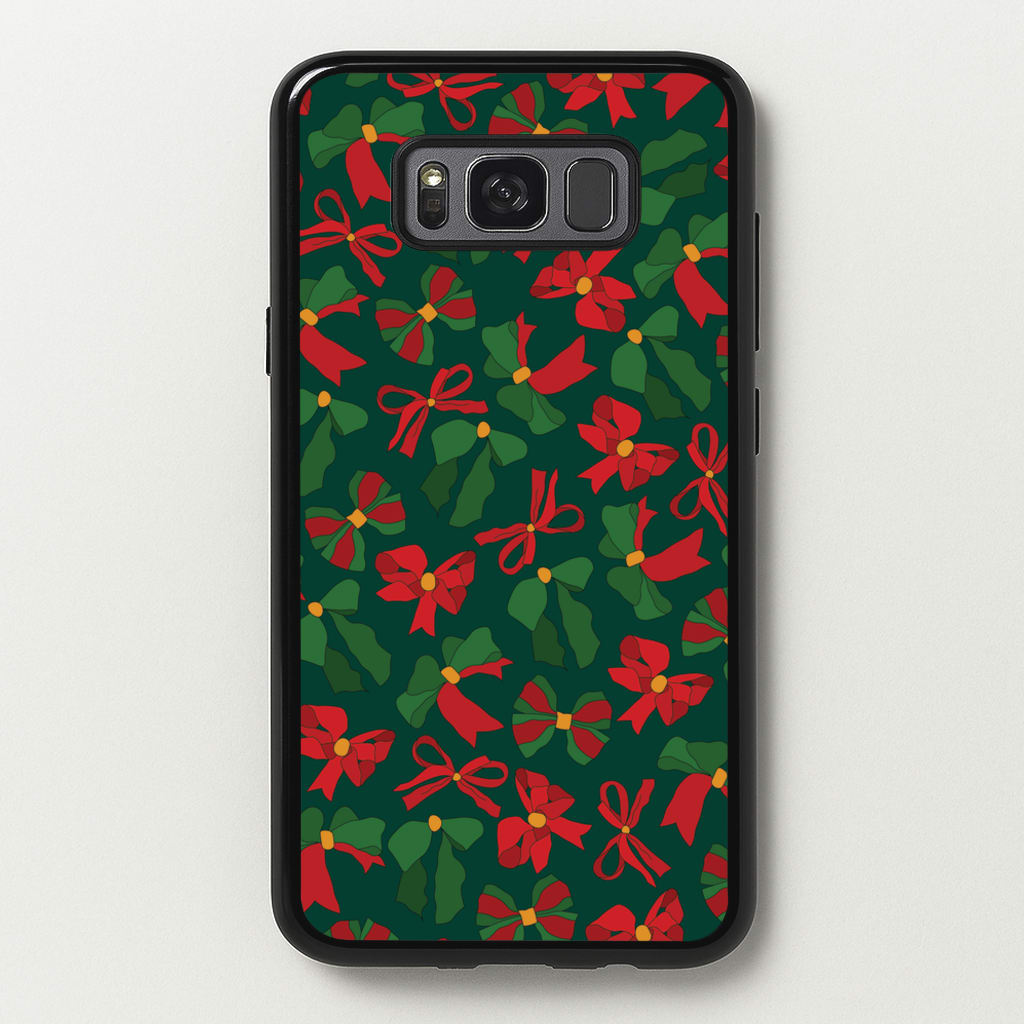 Green And Red Pattern - Christmas Patterns Phone Case for Galaxy S8 Plus