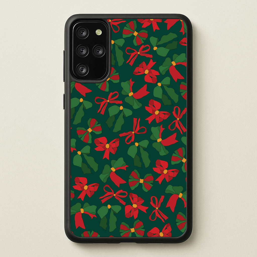 Green And Red Pattern - Christmas Patterns Phone Case for Galaxy S20 Plus