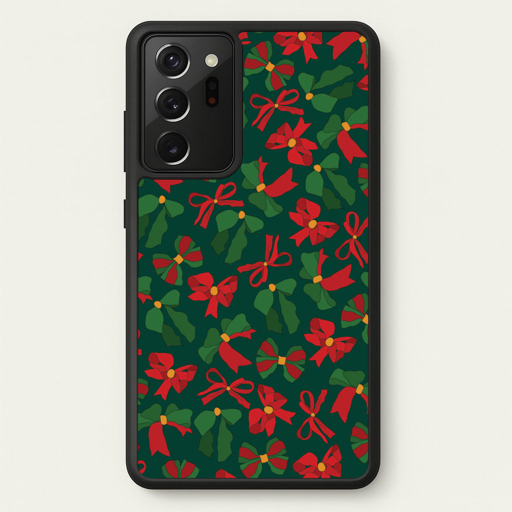 Green And Red Pattern - Christmas Patterns Phone Case for Galaxy Note 20 Ultra