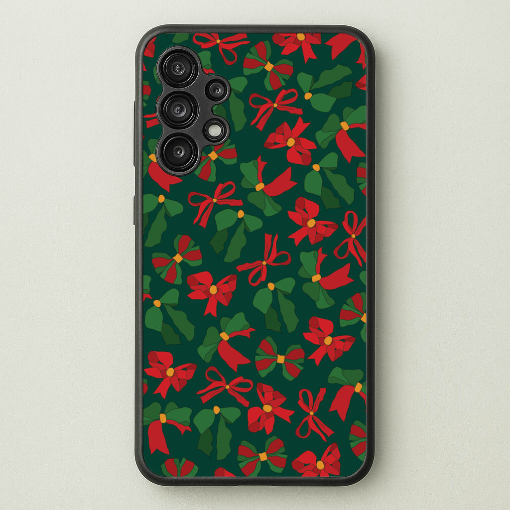 Green And Red Pattern - Christmas Patterns Phone Case for Galaxy A13