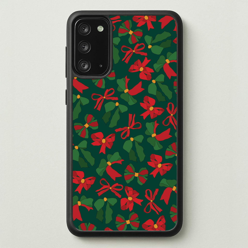 Green And Red Pattern - Christmas Patterns Phone Case for Galaxy Note 20