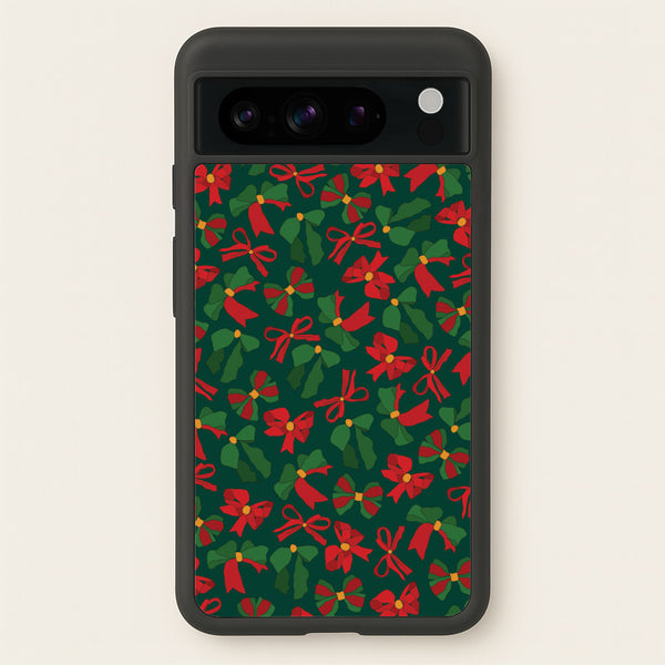 Green And Red Pattern - Christmas Patterns Phone Case for Google Pixel 8 Pro