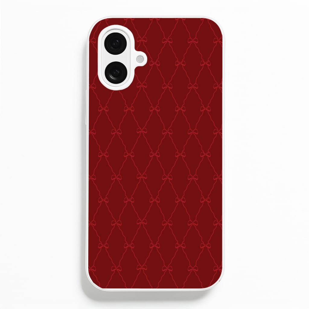 Red Bow Pattern Phone Case