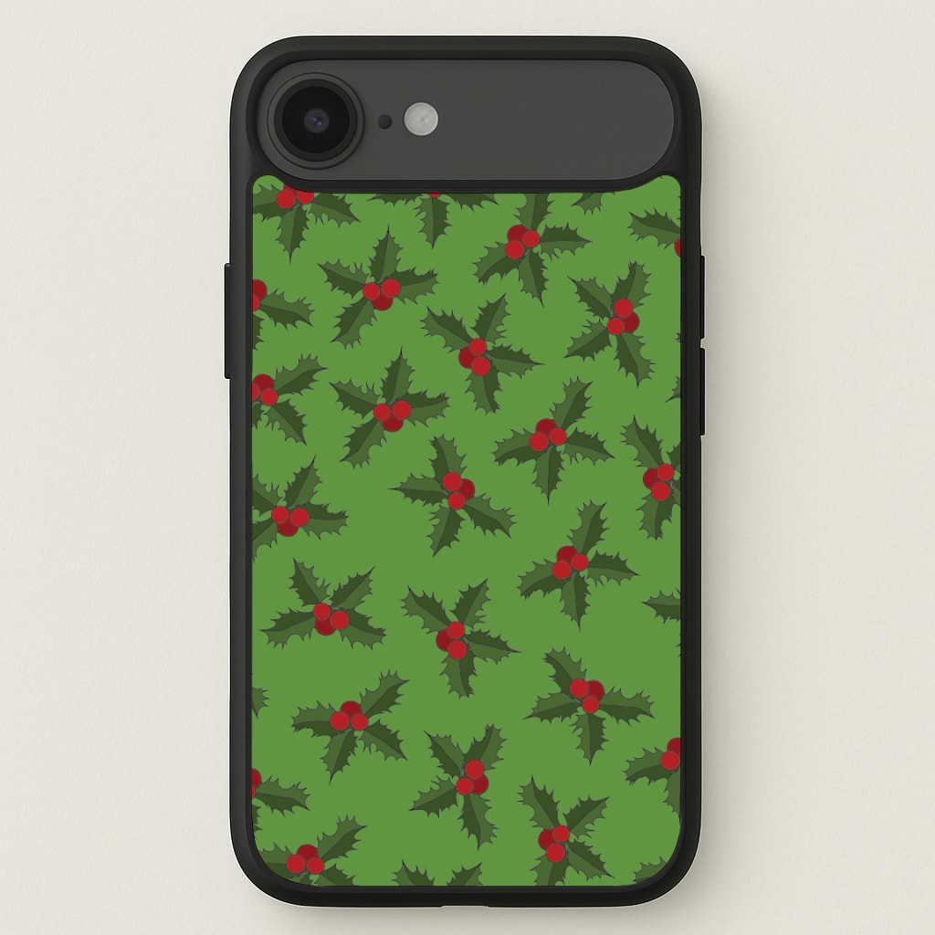 Holly Pattern Phone Case for iPhone 17 Air
