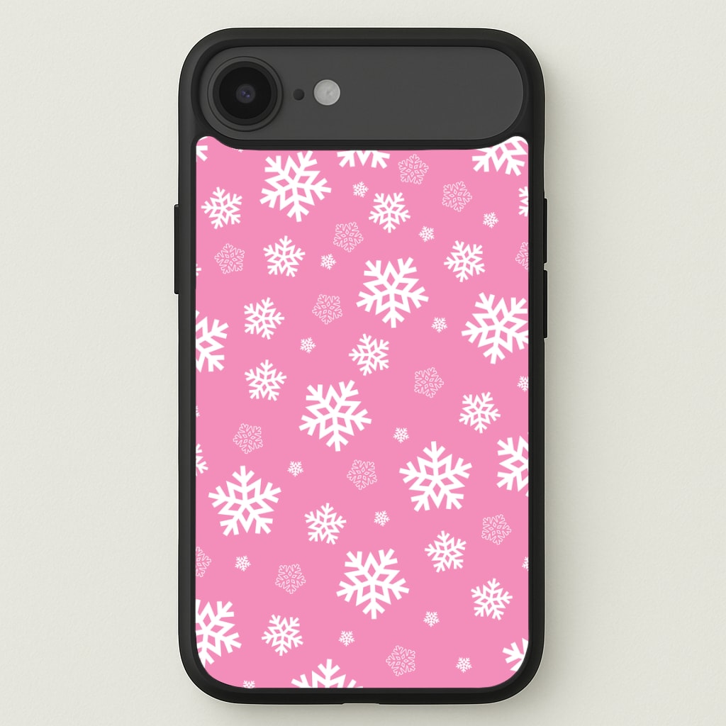 Snow Pink Pattern Phone Case for iPhone 17 Air