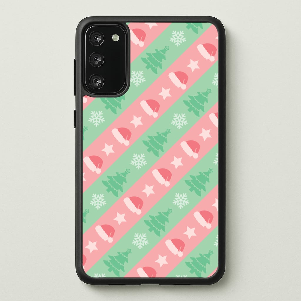 Hats And Trees Pattern - Christmas Patterns Phone Case for Galaxy S20FE