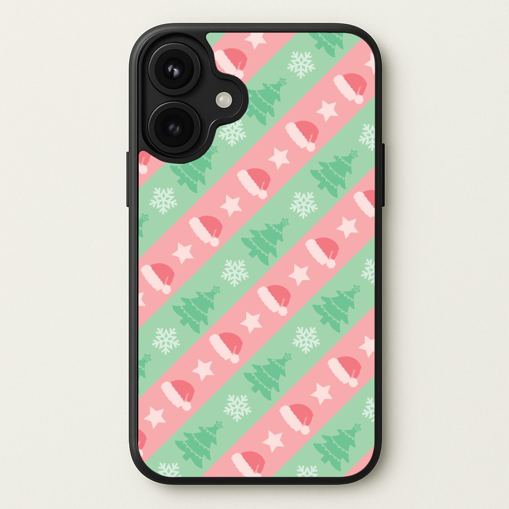 Hats And Trees Pattern Phone Case for iPhone 17