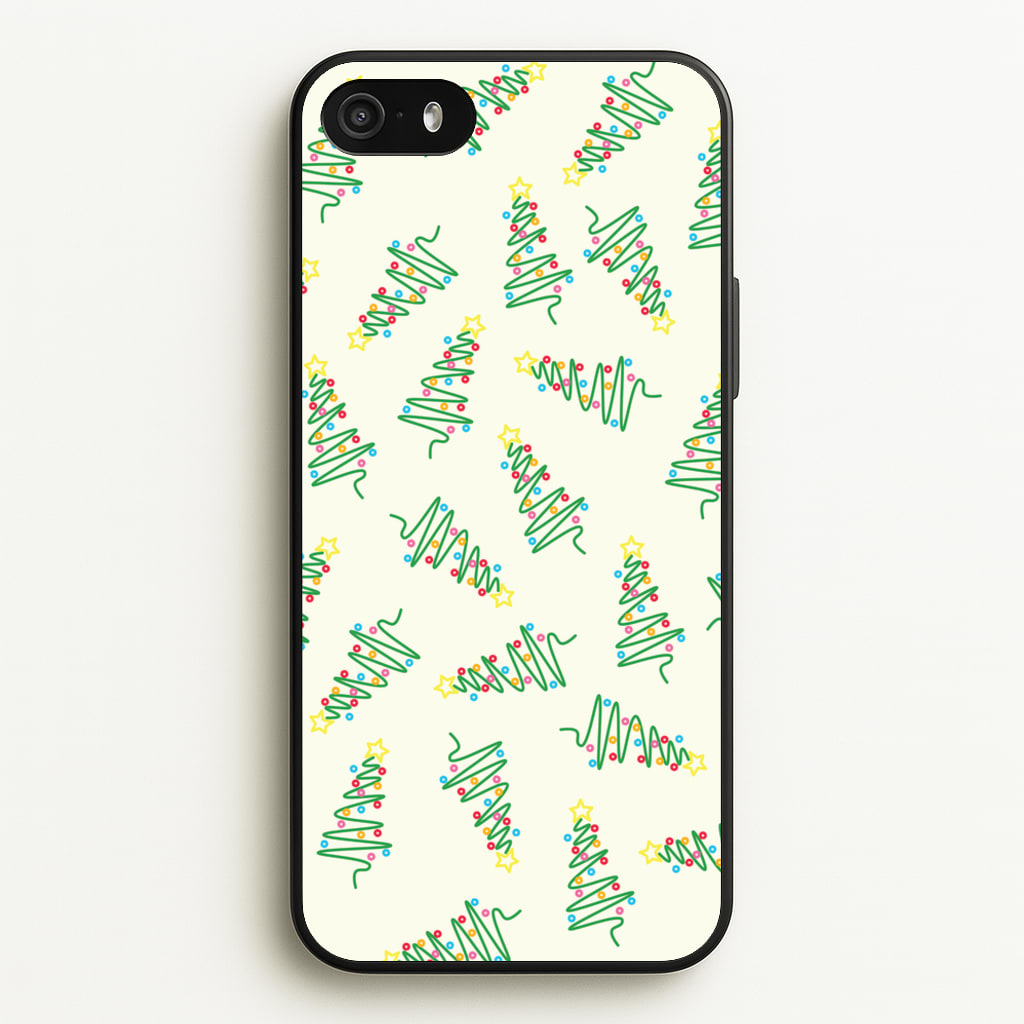 Wiry Tree Pattern - Christmas Patterns Phone Case for iPhone 5 / 5s / SE 2016