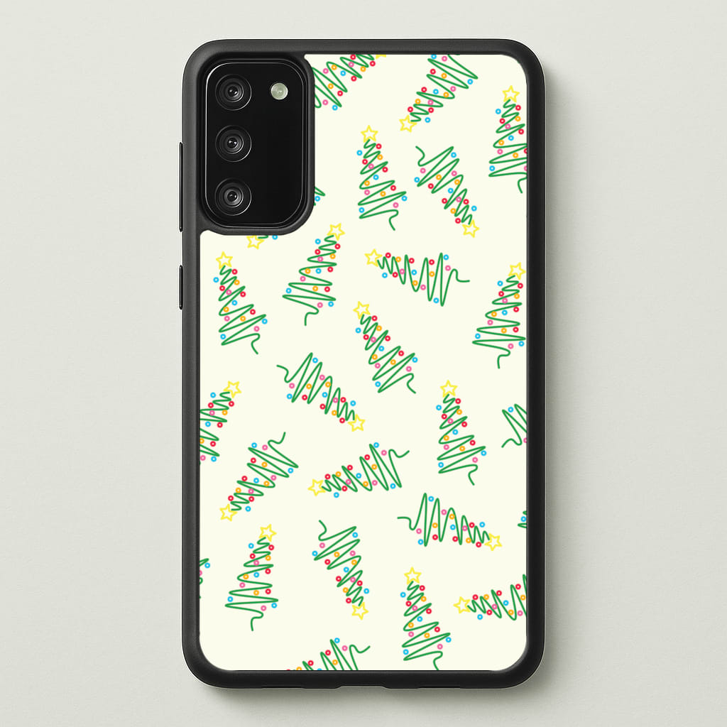 Wiry Tree Pattern - Christmas Patterns Phone Case for Galaxy S20FE