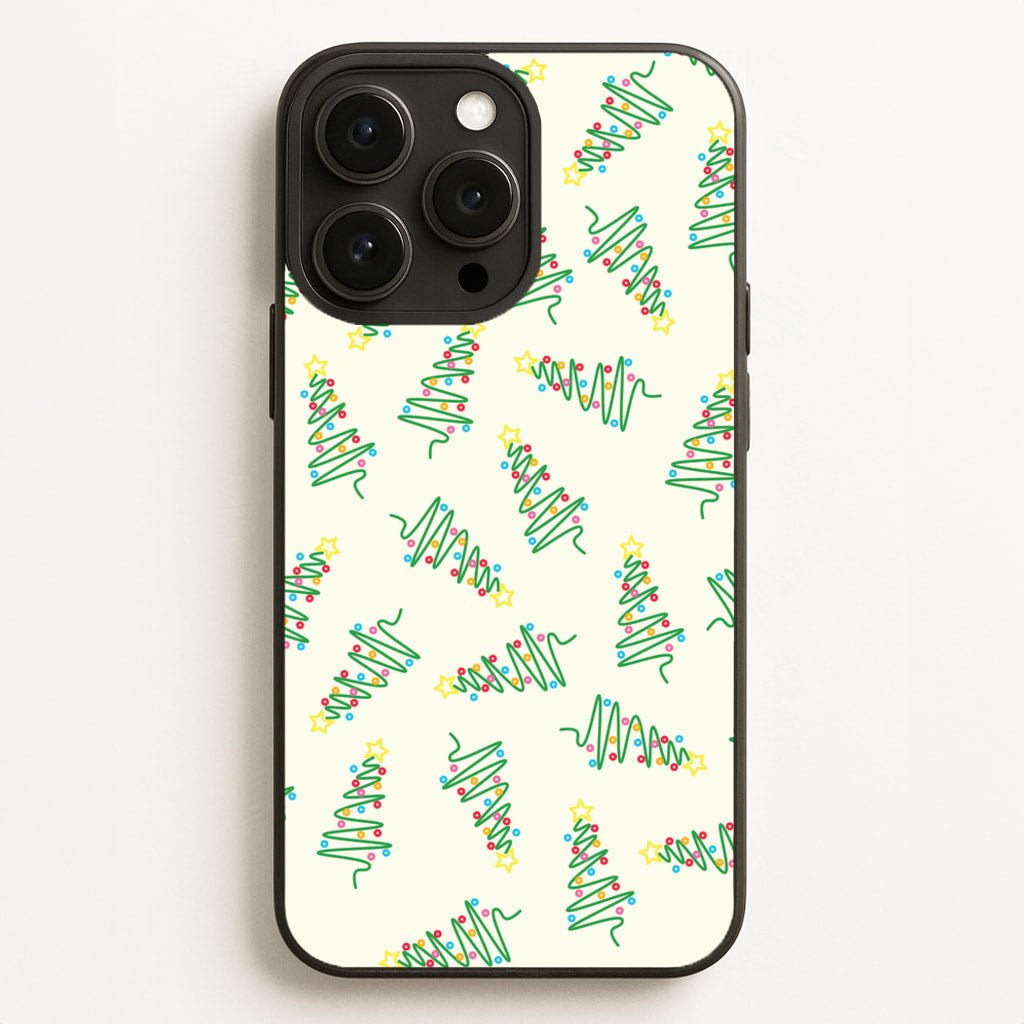 Wiry Tree Pattern - Christmas Patterns Phone Case for iPhone 12 Pro Max