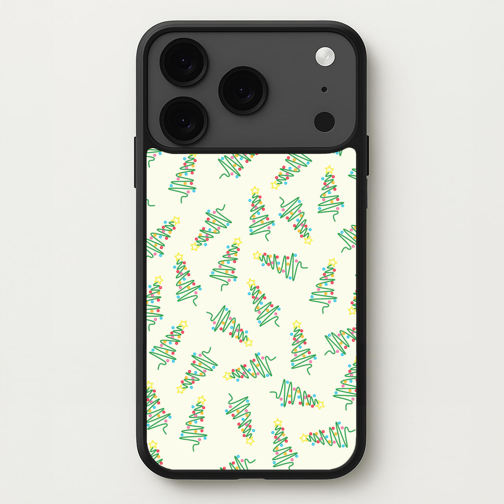 Wiry Tree Pattern Phone Case for iPhone 17 Pro Max