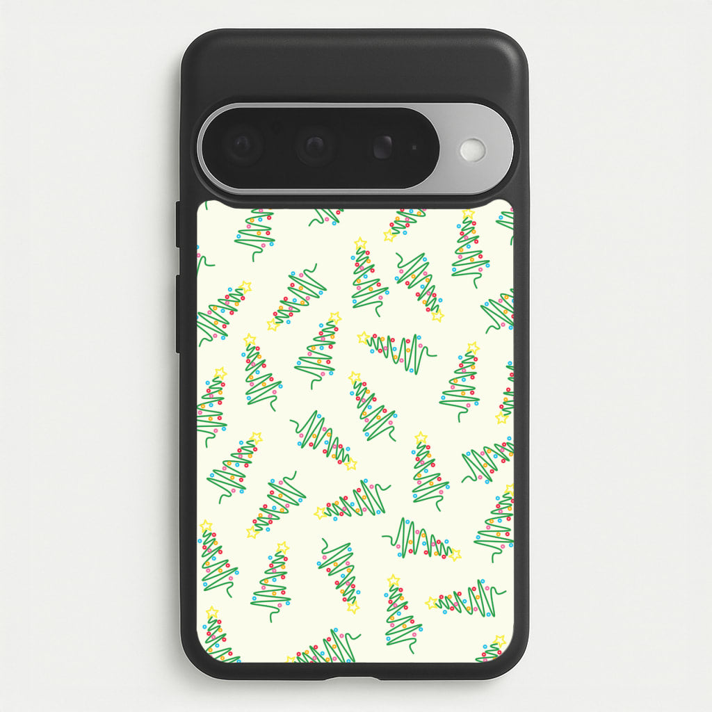 Wiry Tree Pattern Phone Case for Google Pixel 10 Pro XL