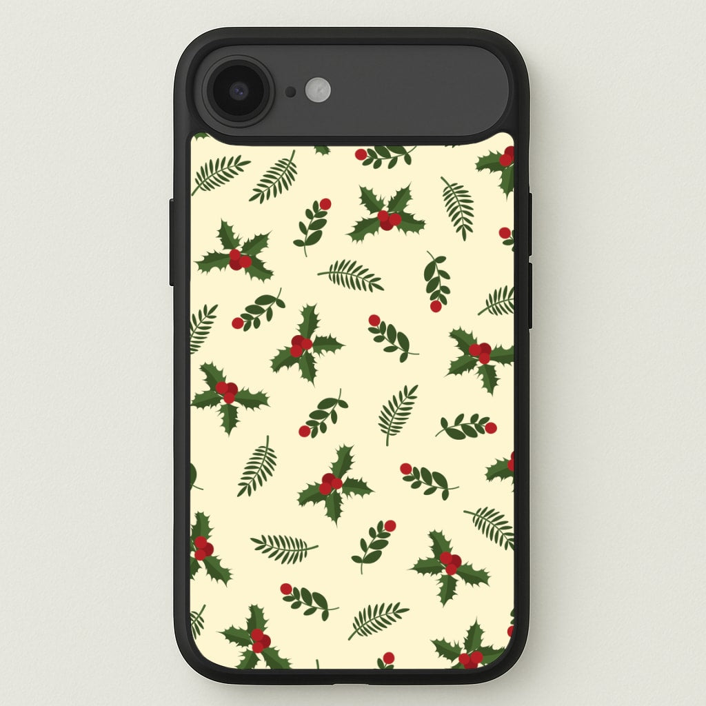 Holly Green Pattern Phone Case for iPhone 17 Air