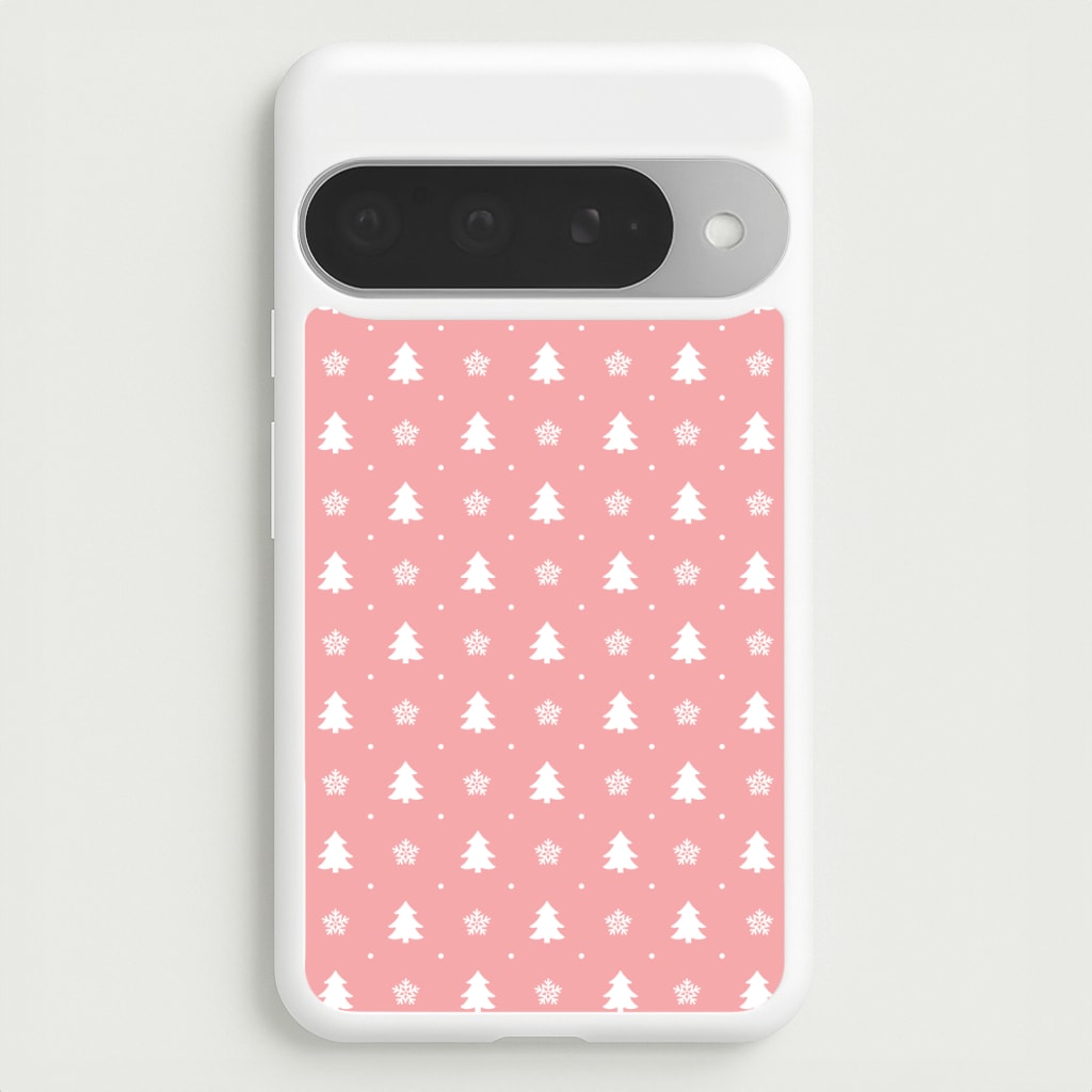 Pink Tree Pattern Phone Case for Google Pixel 10 Pro XL