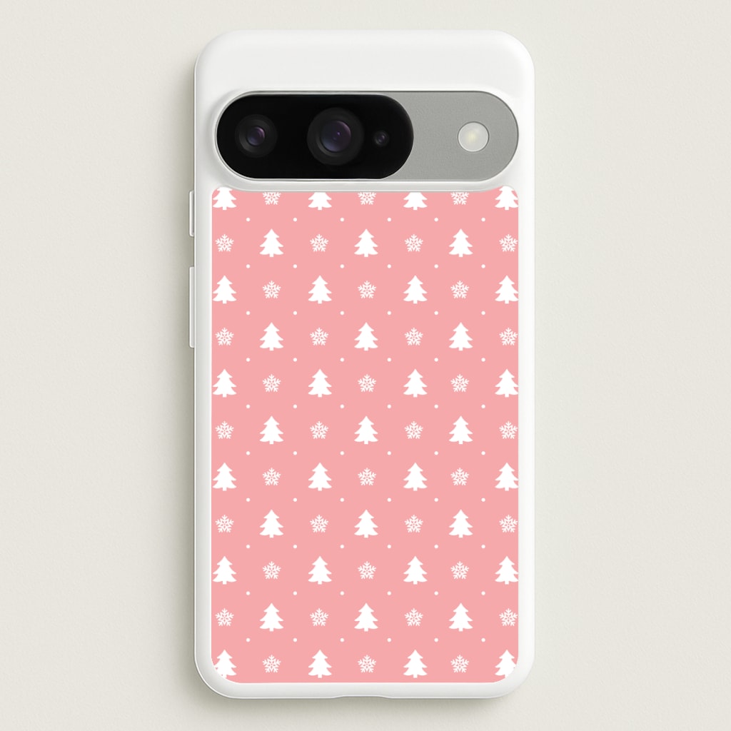 Pink Tree Pattern Phone Case for Google Pixel 10 / 10 Pro