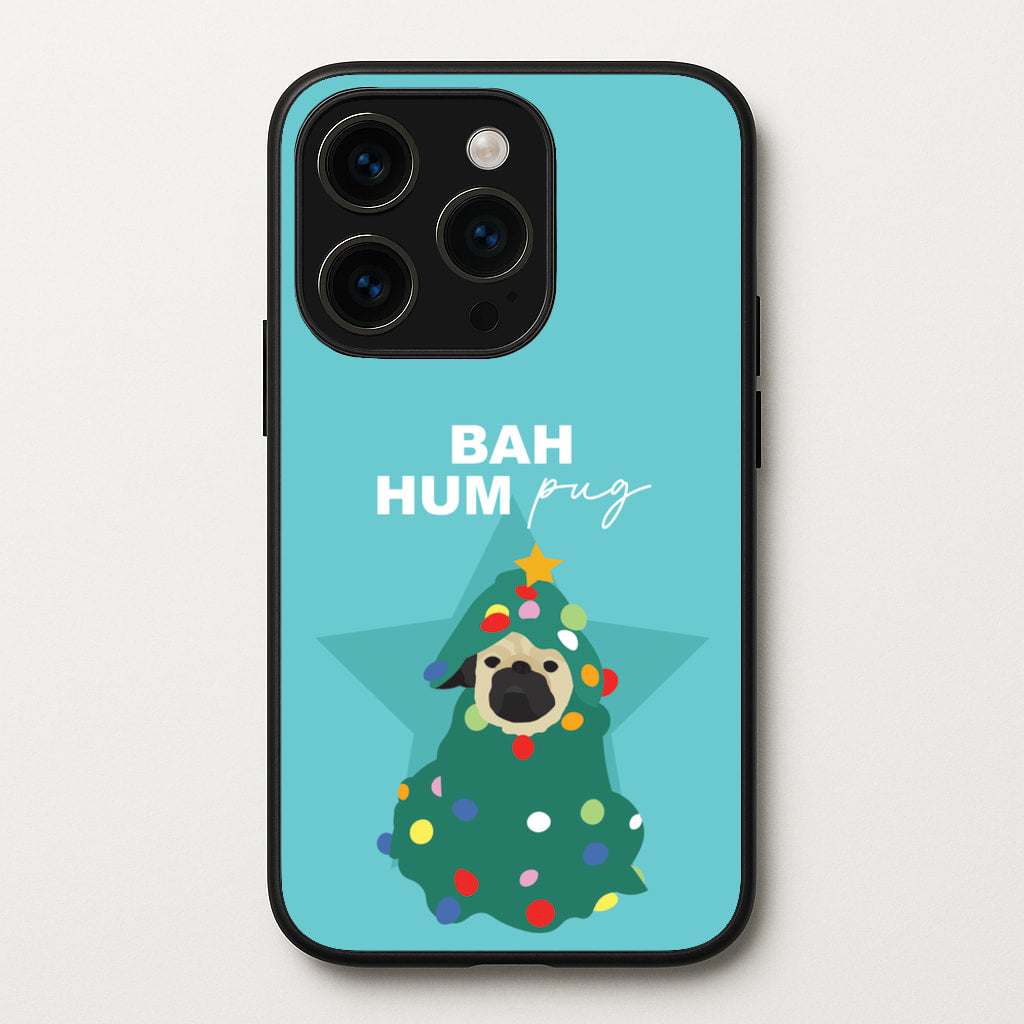 Bah Hum Pug - Christmas Animals Phone Case for iPhone 14 Pro Max