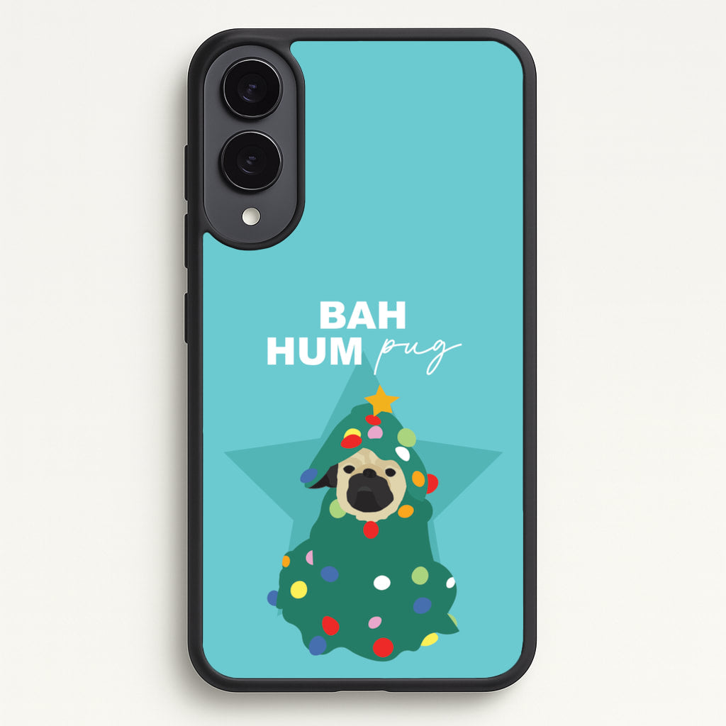 Bah Hum Pug - Christmas Animals Phone Case for Galaxy S25 Edge