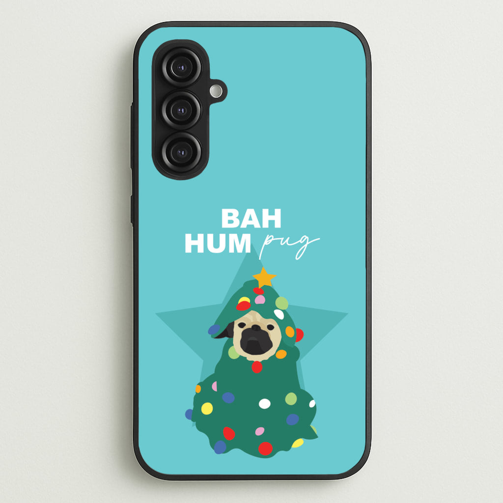 Bah Hum Pug - Christmas Animals Phone Case for Galaxy S23FE