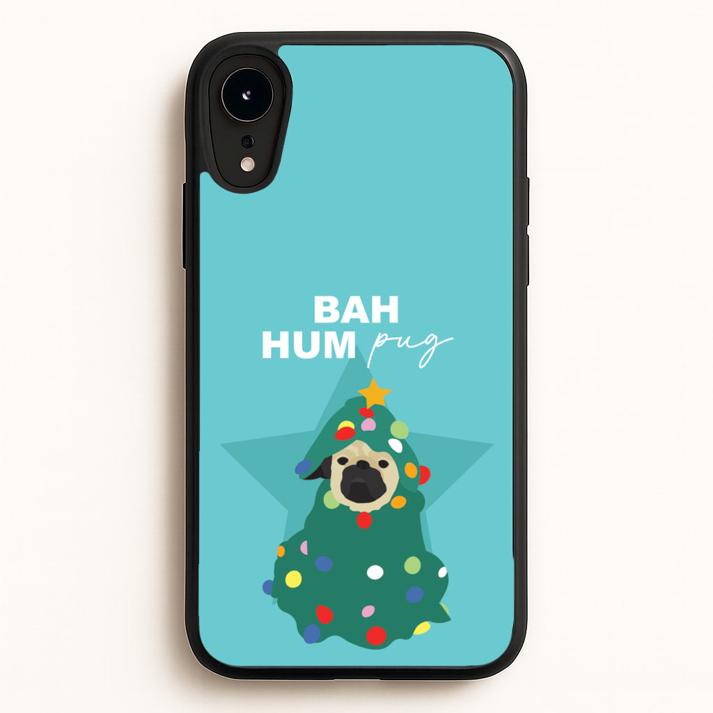Bah Hum Pug - Christmas Animals Phone Case for iPhone XR