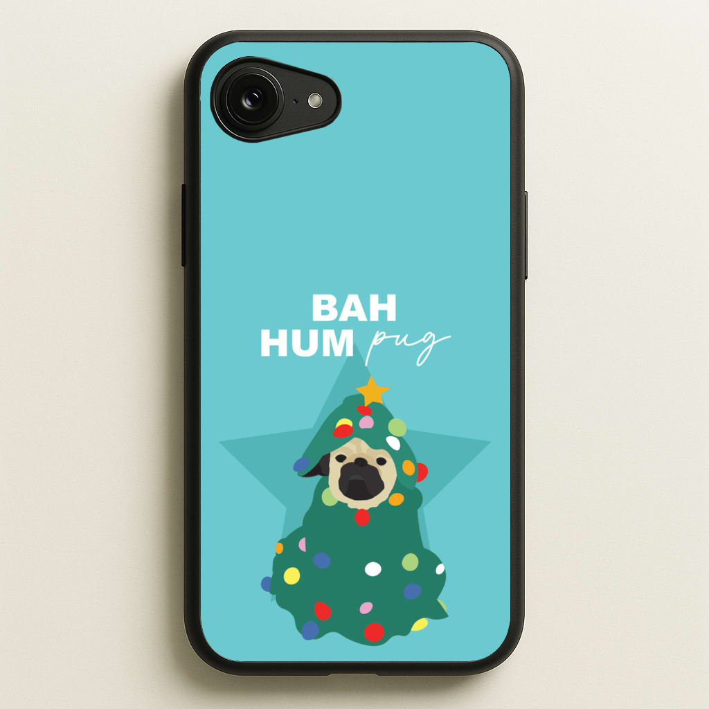 Bah Hum Pug - Christmas Animals Phone Case for iPhone 16e