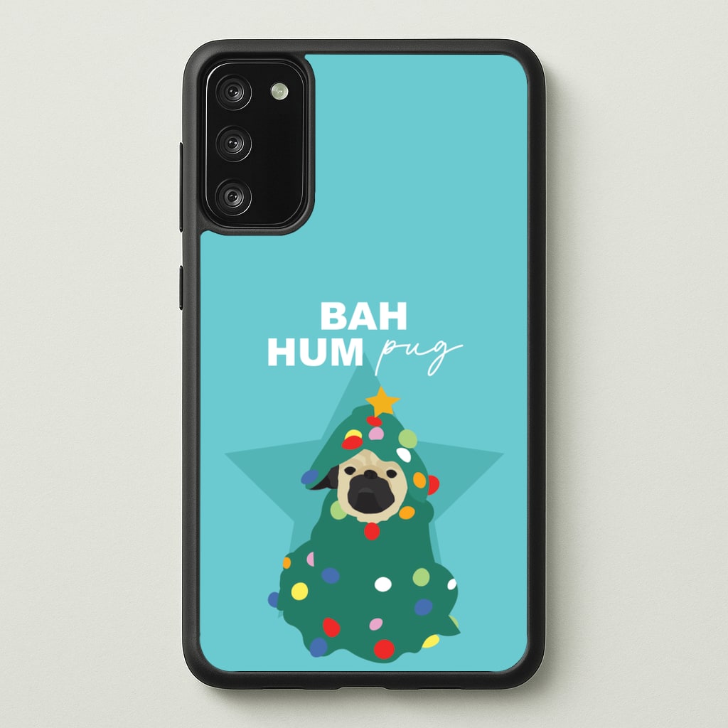 Bah Hum Pug - Christmas Animals Phone Case for Galaxy A41