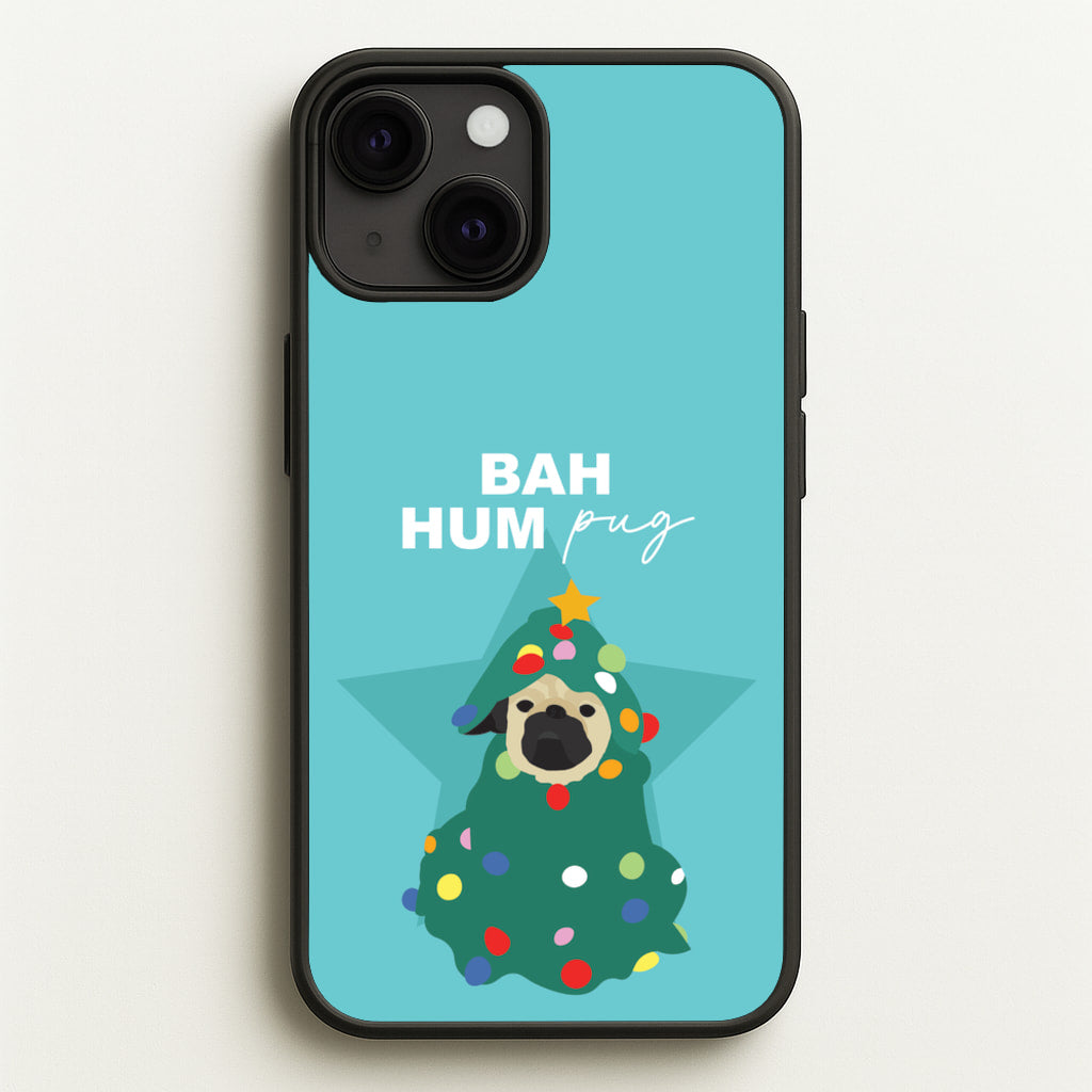 Bah Hum Pug - Christmas Animals Phone Case for iPhone 13 Mini