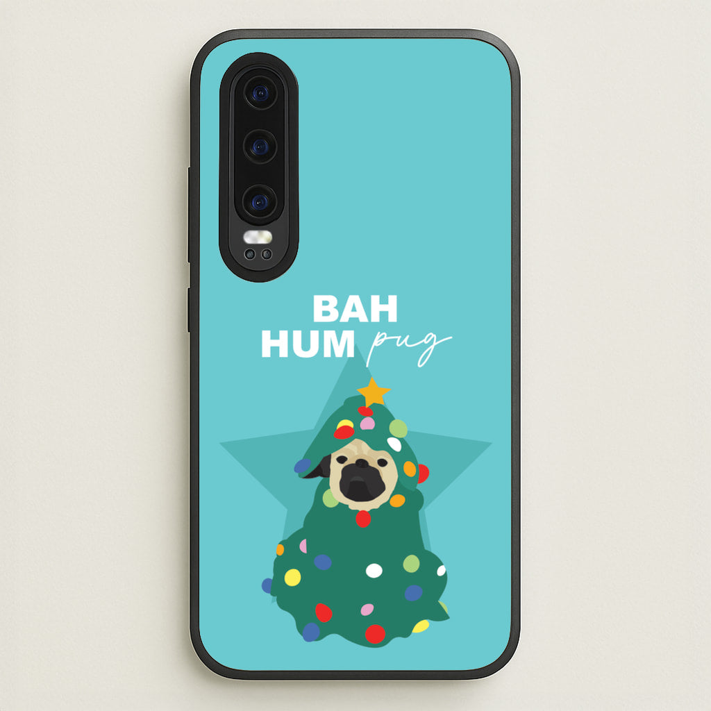Bah Hum Pug - Christmas Animals Phone Case for Huawei P30