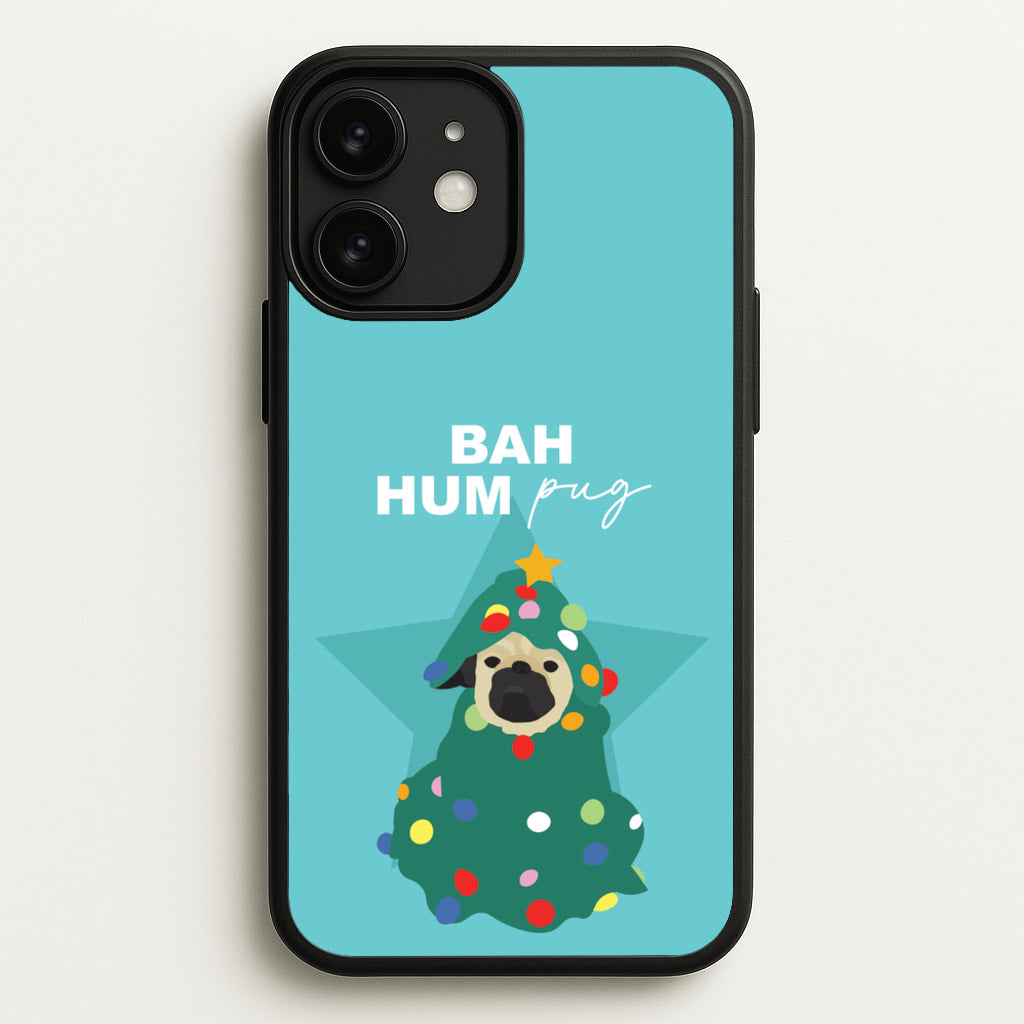 Bah Hum Pug - Christmas Animals Phone Case for iPhone 11