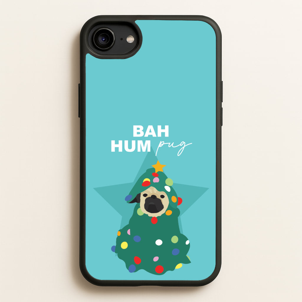Bah Hum Pug - Christmas Animals Phone Case for iPhone 6 / 7 / 8 / SE