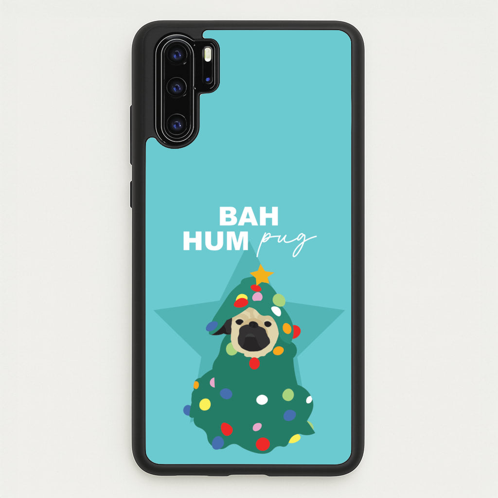 Bah Hum Pug - Christmas Animals Phone Case for Huawei P30 Pro