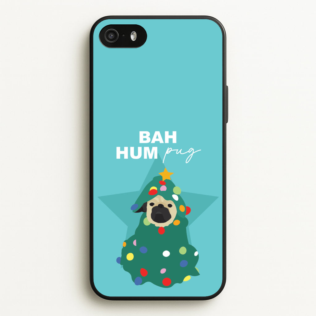 Bah Hum Pug - Christmas Animals Phone Case for iPhone 5 / 5s / SE 2016