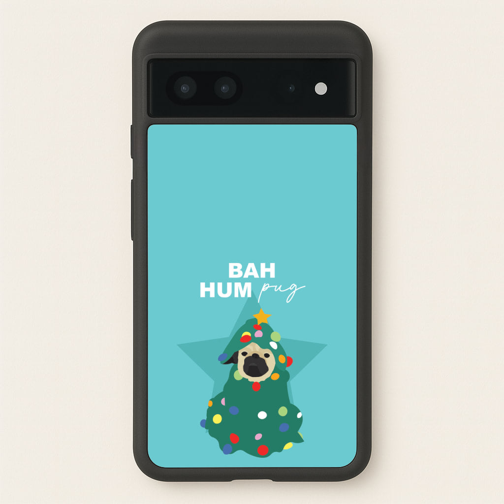 Bah Hum Pug - Christmas Animals Phone Case for Google Pixel 7
